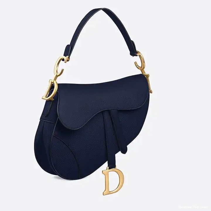 Cheap Navy Bag Blue Calfskin Saddle Grained Dior 0615 Luxury